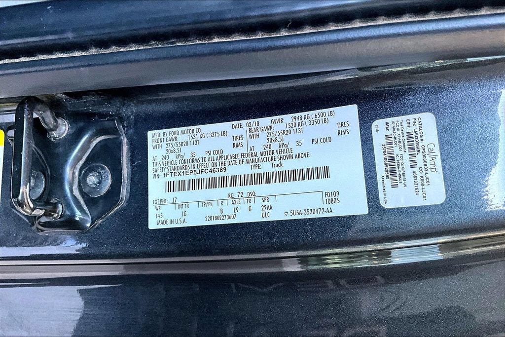 2018 Ford F-150 XL