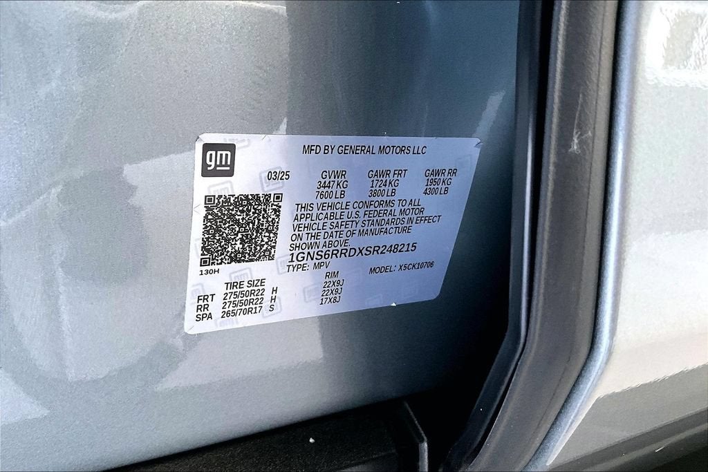 2025 Chevrolet Tahoe RST