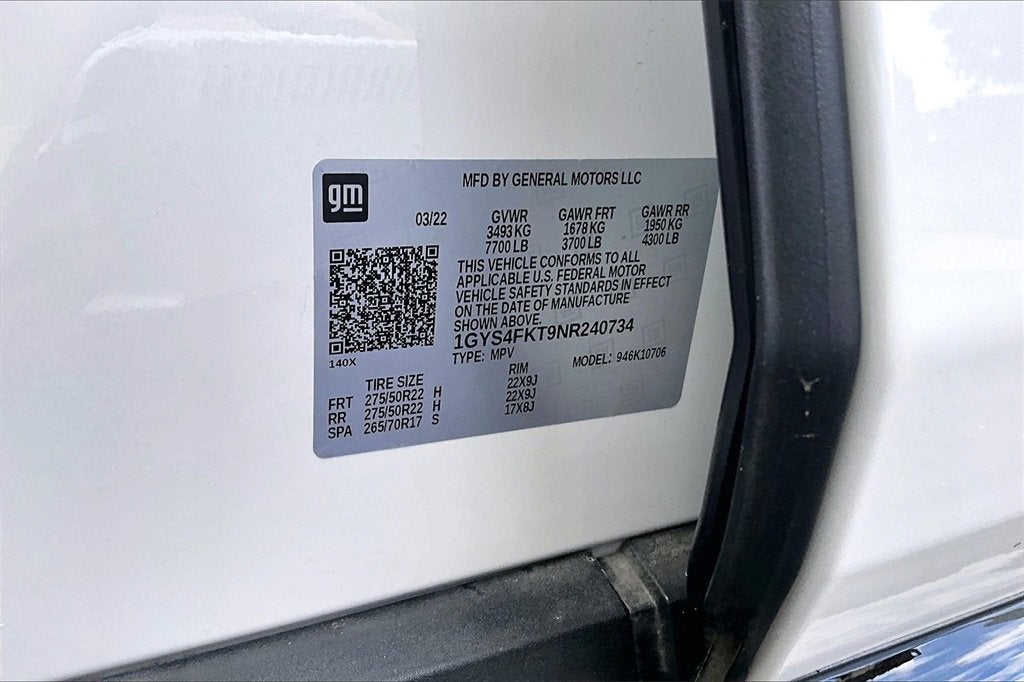 2022 Cadillac Escalade Sport