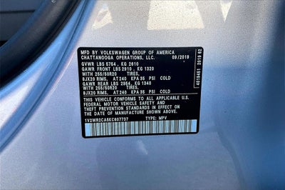 2019 Volkswagen Atlas 3.6L V6 SE w/Technology