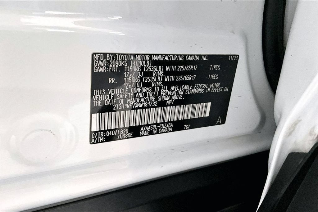 2021 Toyota RAV4 LE