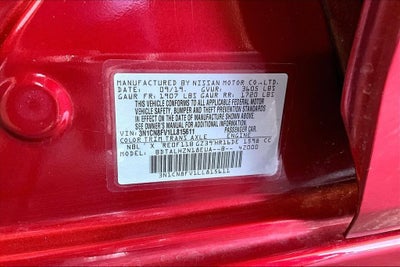 2020 Nissan Versa SR