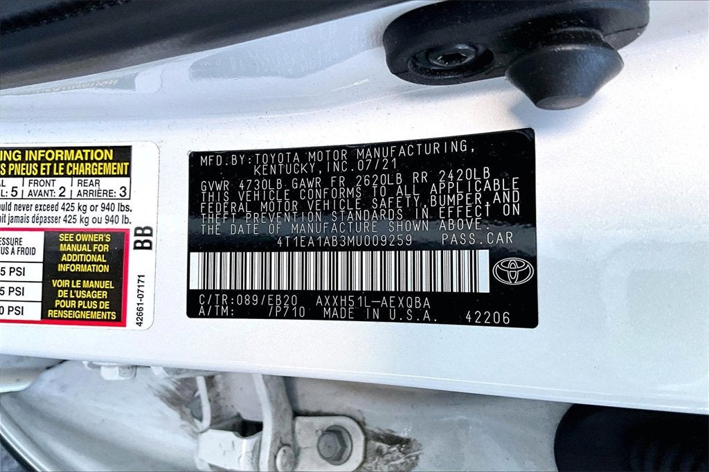 2021 Toyota Avalon Hybrid XSE