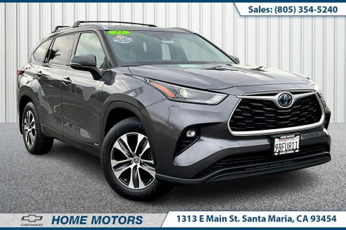 2022 Toyota Highlander Hybrid XLE