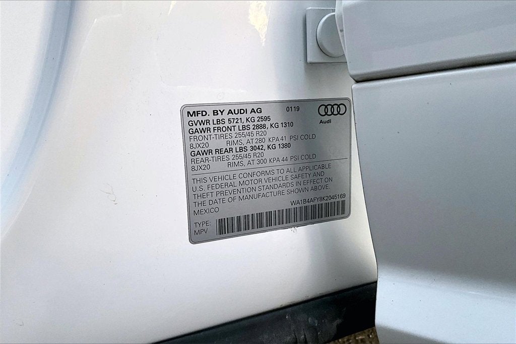 2019 Audi SQ5 Premium Plus