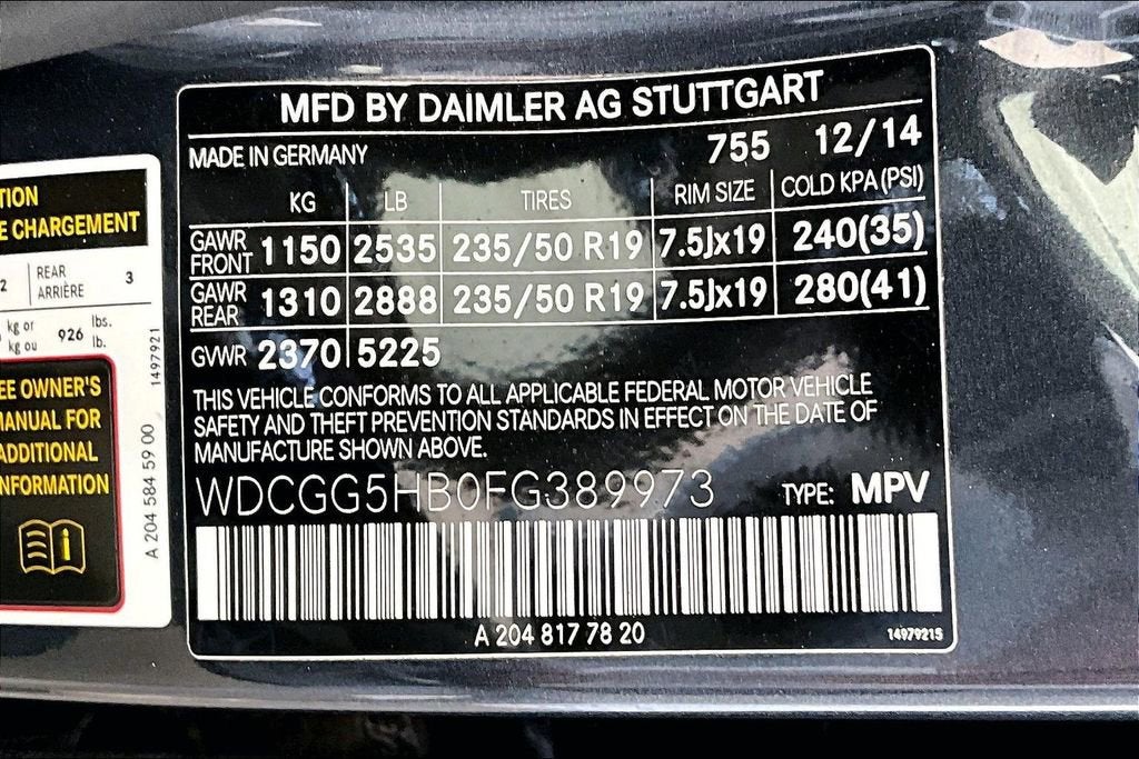 2015 Mercedes-Benz GLK GLK 350