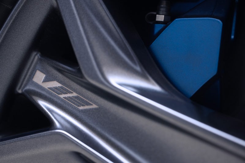 Close-up of the 2026 OPTIQ-V Brembo Performance Front Brakes | Home Motors Cadillac in SANTA MARIA CA